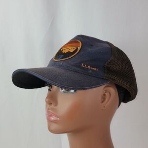 L.L.Bean Mountain Logo Adjustable Trucker Hats
